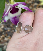 Load image into Gallery viewer, Size 7 | Druzy &amp; Moonstone Open Ring