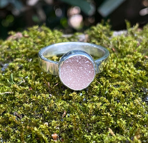 Size 8.5 | Druzy Round Ring (C)