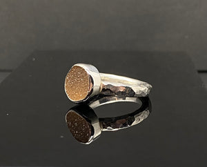 Size 5 | Druzy Round Ring (b)
