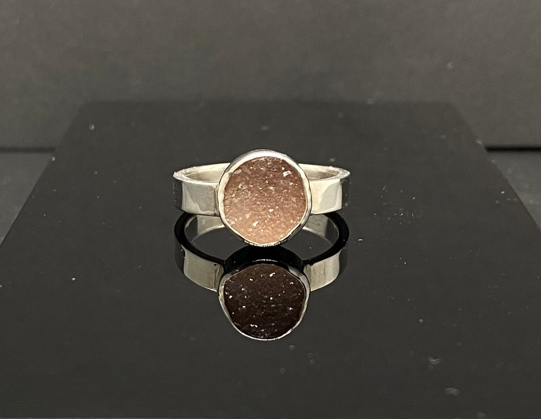 Size 8.5 | Druzy Round Ring (C)