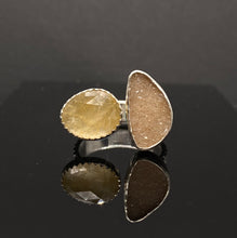 Load image into Gallery viewer, Size 7 | Druzy &amp; Gold Rutile Quartz