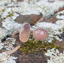 Load image into Gallery viewer, Size 7 | Druzy &amp; Moonstone Open Ring