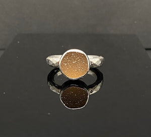 Size 5 | Druzy Round Ring (b)