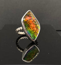 Load image into Gallery viewer, Size 7 | Ammolite Freeform Ring