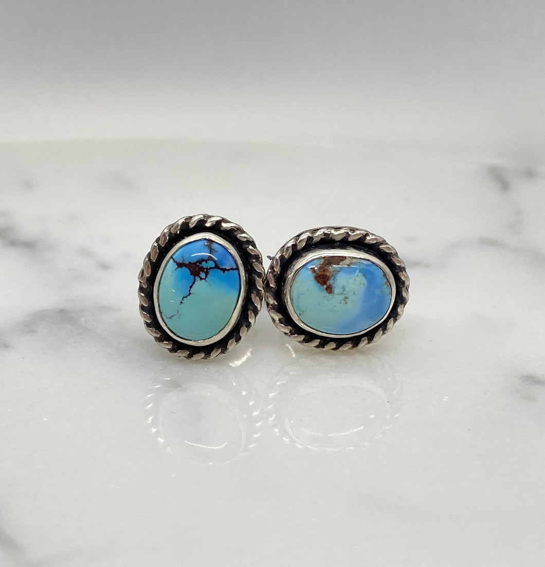 Golden Hills Turquoise studs